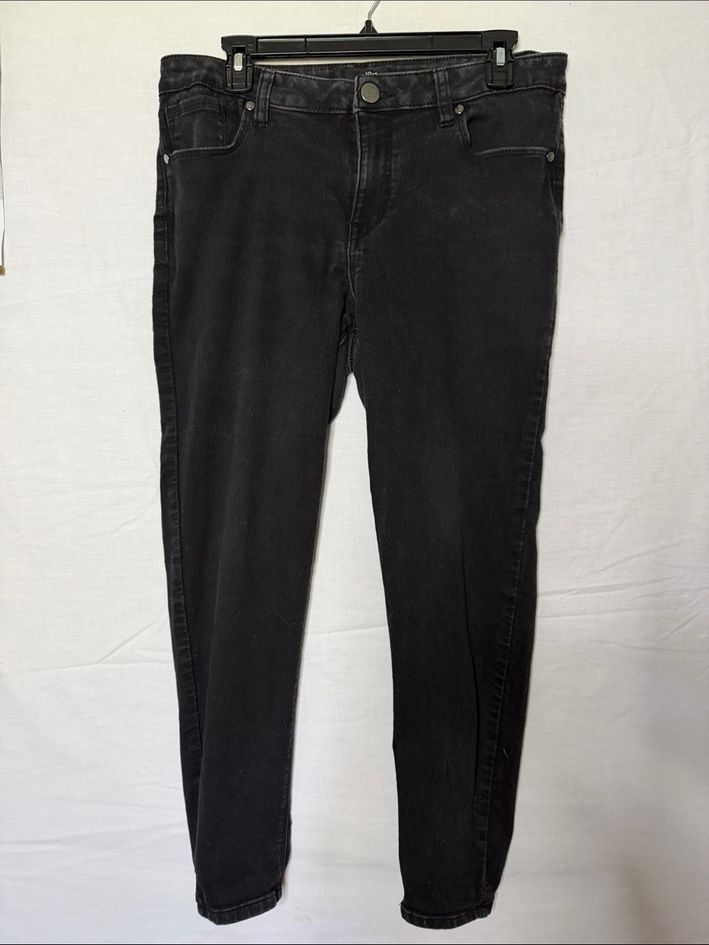 1822 Denim Black Adrianna High-Rise Jeans